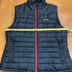 Ororo womens XL heated vest with battery and universal charger